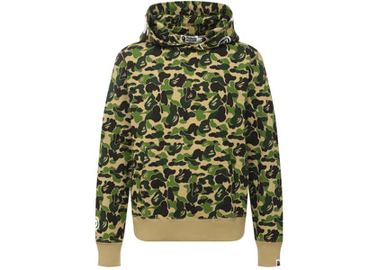 BAPE ABC Camo 2nd Ape Wide Pullover Hoodie Green - apparel view 2