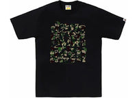 BAPE ABC Camo A To Z Tee Black/Green