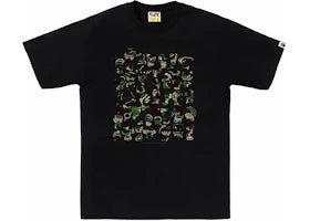 BAPE ABC Camo A To Z Tee Black/Green