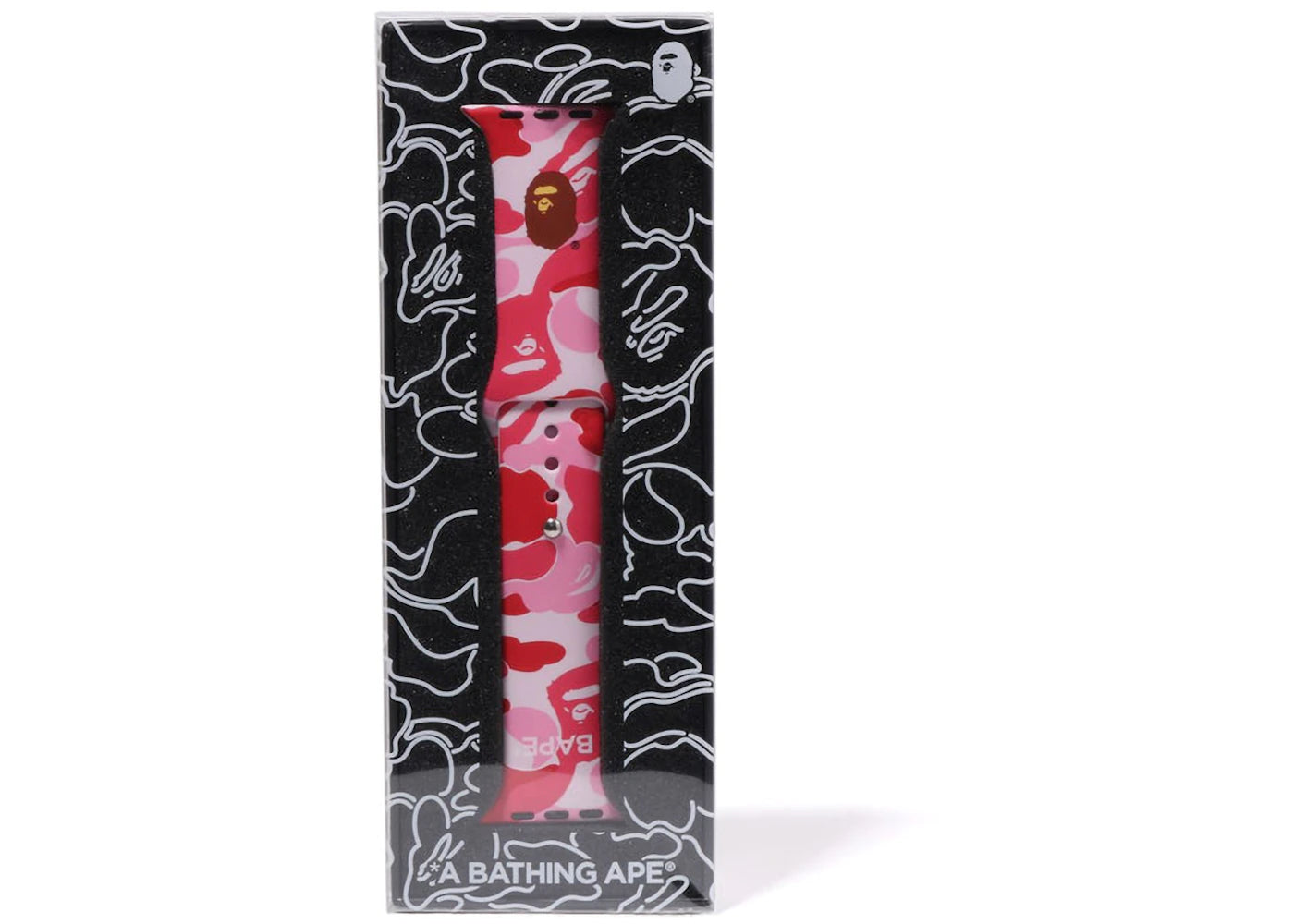 BAPE ABC Camo Apple Watch Band (41/45mm) Pink - vue secondaire A