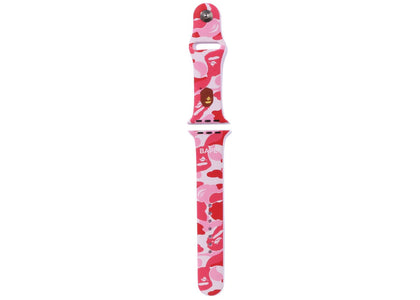 BAPE ABC Camo Apple Watch Band (41/45mm) Pink - authentic BAPE product
