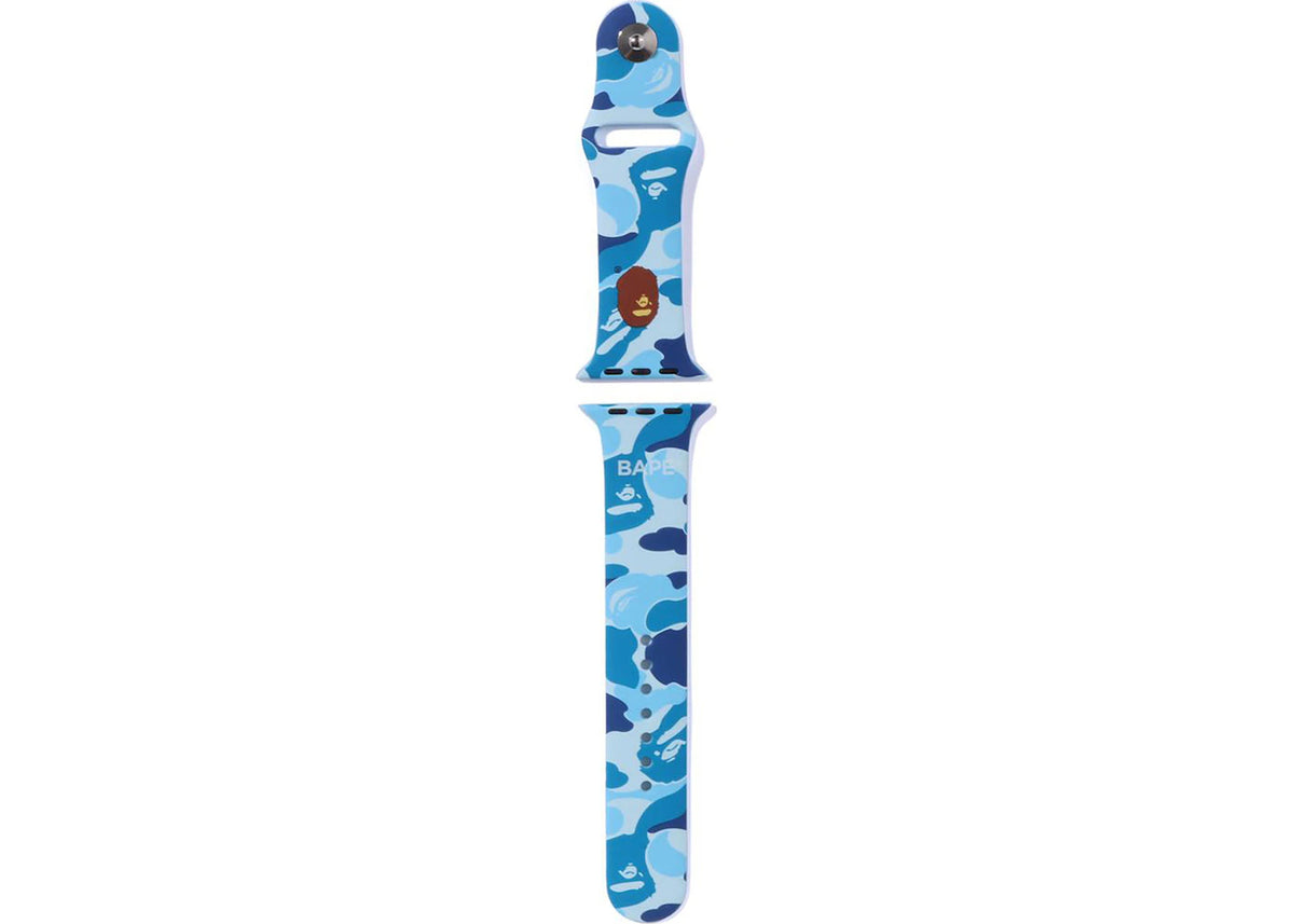 BAPE ABC Camo Apple Watch Band Blue - vue 360