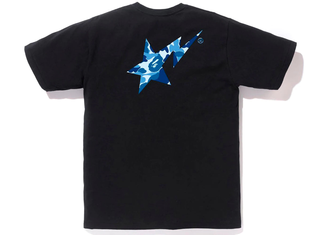 BAPE ABC Camo Bape Sta Logo Tee Black Blue - vue secondaire B