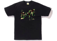 BAPE ABC Camo Bape Sta Logo Tee Black Green