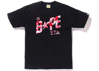 BAPE ABC Camo Bape Sta Logo Tee Black Pink