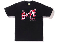 BAPE ABC Camo Bape Sta Logo Tee Black Pink