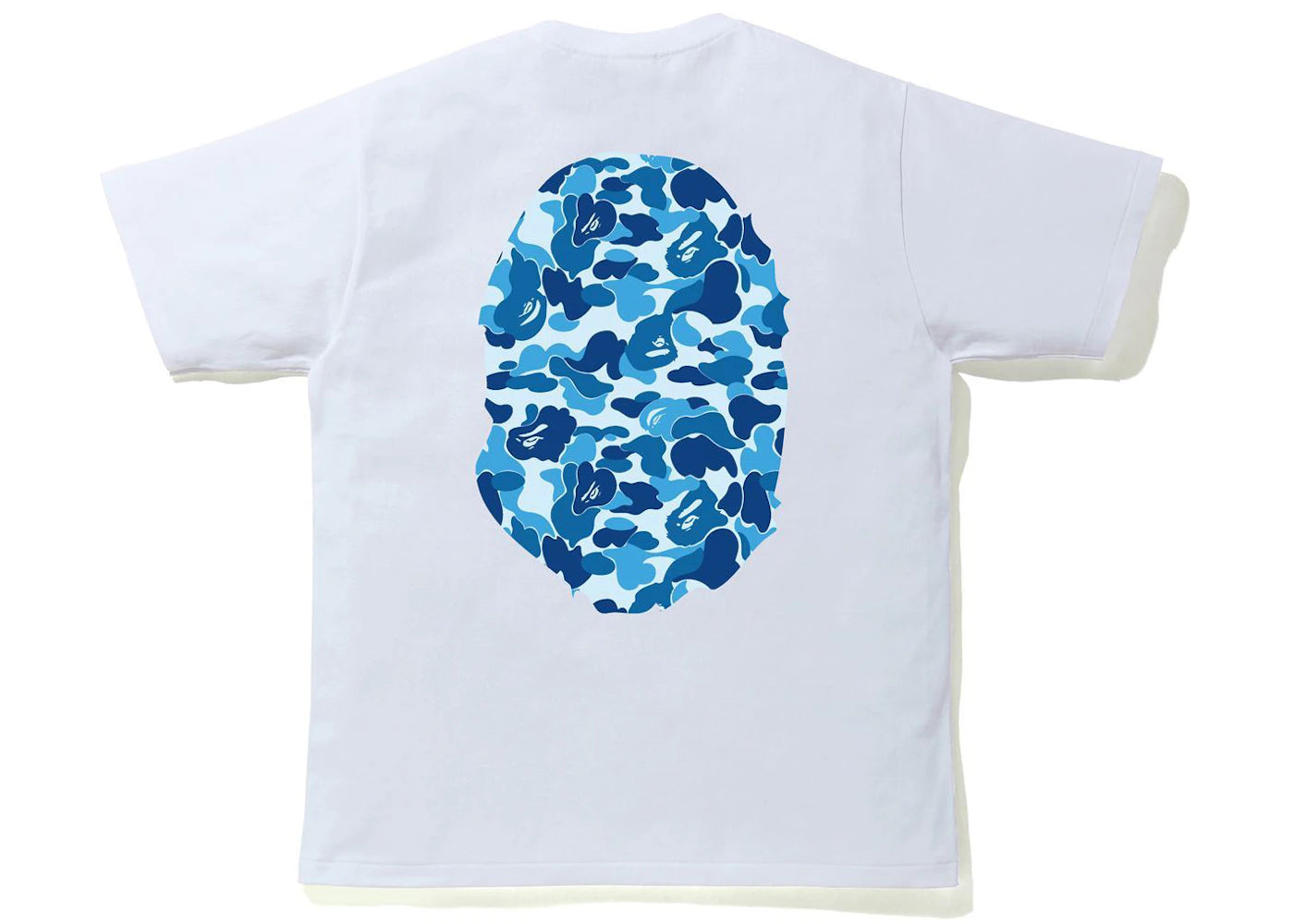 BAPE ABC Camo Big Ape Tee White/Blue - vue secondaire B