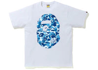 BAPE ABC Camo Big Ape Tee White/Blue