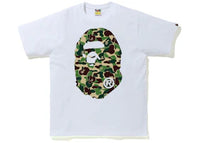 BAPE ABC Camo Big Ape Tee White/Green