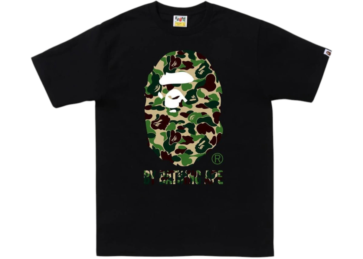 BAPE ABC Camo By Bathing Ape 1I80110005 Tee Black/Green - vue secondaire A