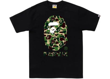 BAPE ABC Camo By Bathing Ape 1I80110005 Tee Black/Green - product view 2