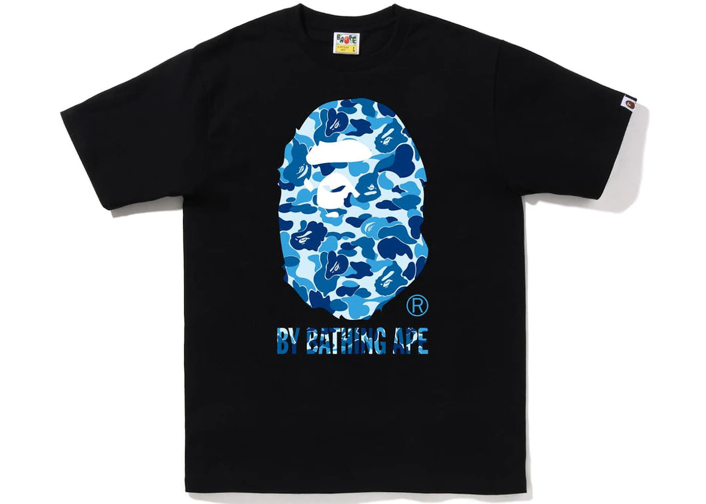BAPE ABC Camo By Bathing Ape Tee Black/Blue sneakers - authentic BAPE shoes