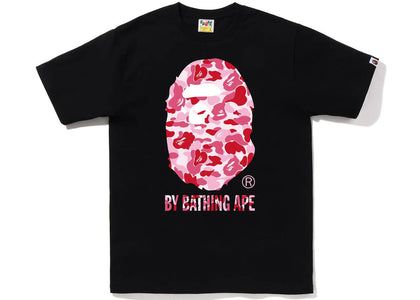 BAPE ABC Camo By Bathing Ape Tee Black/Pink - authentic BAPE product