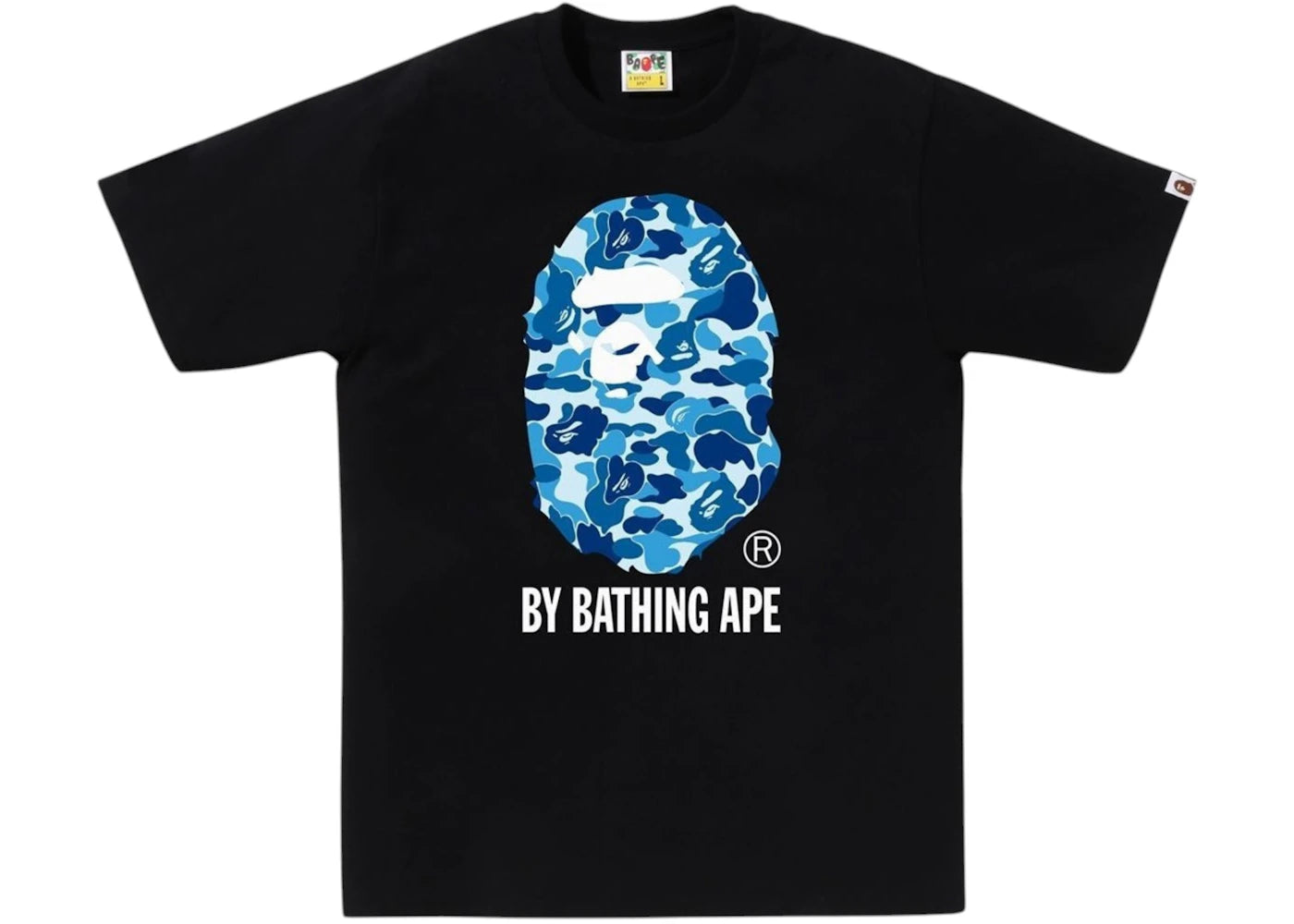 BAPE ABC Camo By Bathing Ape Tee (FW25) Black/Blue - vue 360