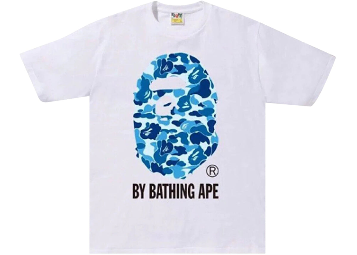 BAPE ABC Camo By Bathing Ape Tee (FW25) White/Blue - vue 360