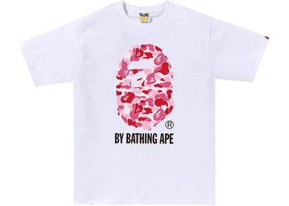 BAPE ABC Camo By Bathing Ape Tee (FW25) White/Pink - authentic BAPE product