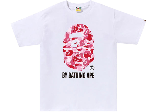 BAPE ABC Camo By Bathing Ape Tee (FW25) White/Pink