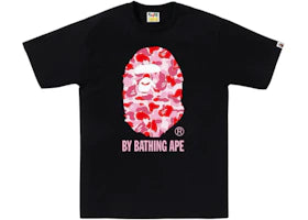 BAPE ABC Camo By Bathing Ape Tee (SS25) Black/Pink