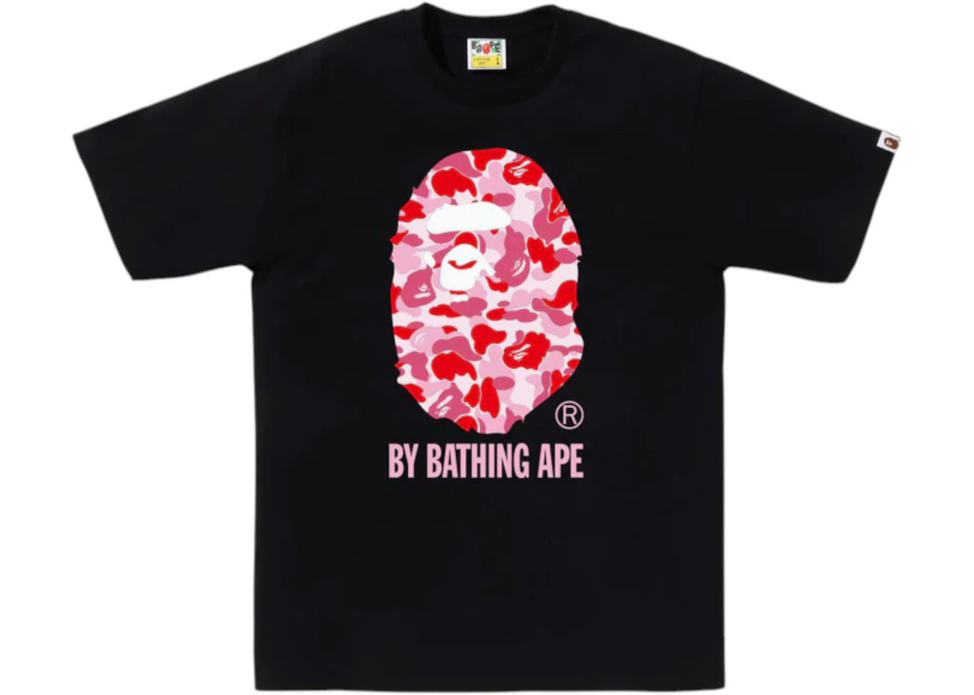 BAPE ABC Camo By Bathing Ape Tee (SS25) Black/Pink - vue secondaire A