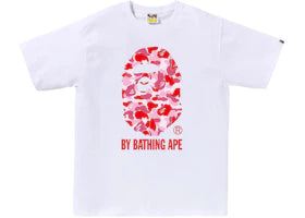 BAPE ABC Camo By Bathing Ape Tee (SS25) White/Pink