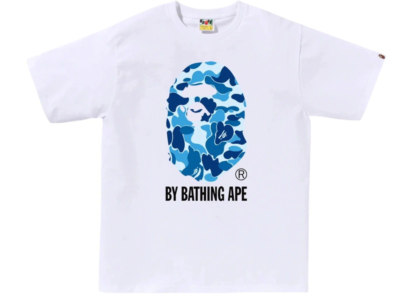 BAPE ABC Camo By Bathing Ape Tee (SS26) White/Blue - vue 360