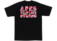 BAPE ABC Camo College ATS Tee Black/Pink