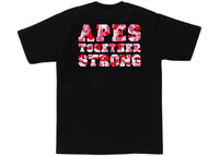 BAPE ABC Camo College ATS Tee Black/Pink