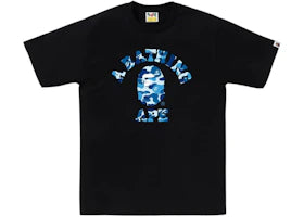 BAPE ABC Camo College (SS25) Tee Black/Blue