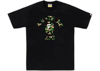 BAPE ABC Camo College (SS25) Tee Black/Green