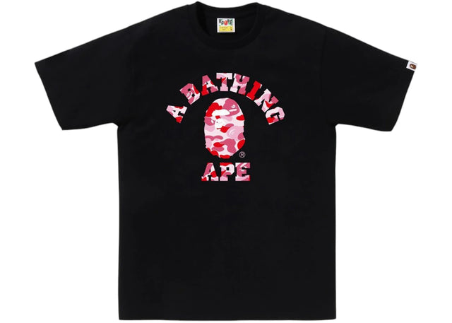 BAPE ABC Camo College (SS25) Tee Black/Pink