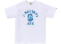 BAPE ABC Camo College (SS25) Tee White/Blue