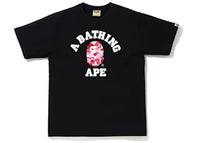 BAPE ABC Camo College Tee Black/Pink