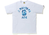 BAPE ABC Camo College Tee (SS21) White/Blue