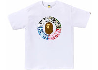 BAPE ABC Camo Crazy Busy Works Tee White