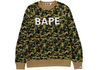 BAPE ABC Camo Crystal Stone Crewneck Green
