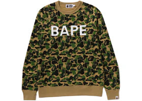 BAPE ABC Camo Crystal Stone Crewneck Green