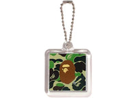 BAPE ABC Camo Keychain Green