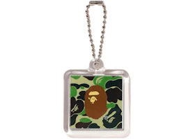 BAPE ABC Camo Keychain Green