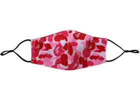 BAPE ABC Camo Mask Pink