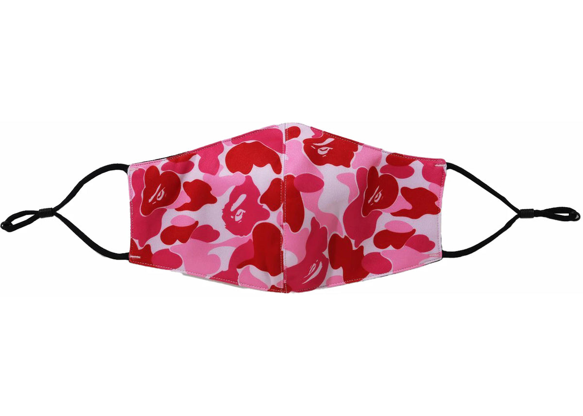 BAPE ABC Camo Mask Pink - vue 360
