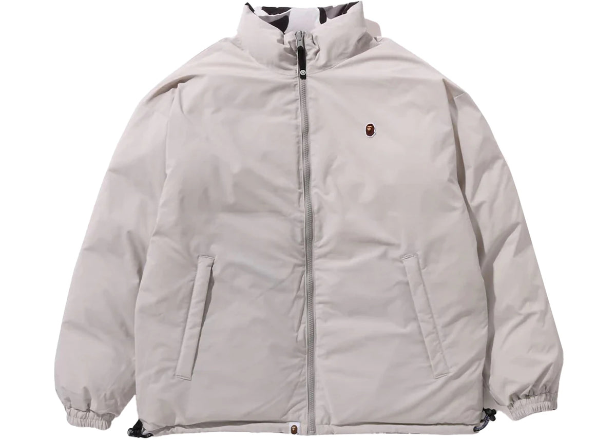 BAPE ABC Camo Reversible Down Jacket Gray - vue secondaire B