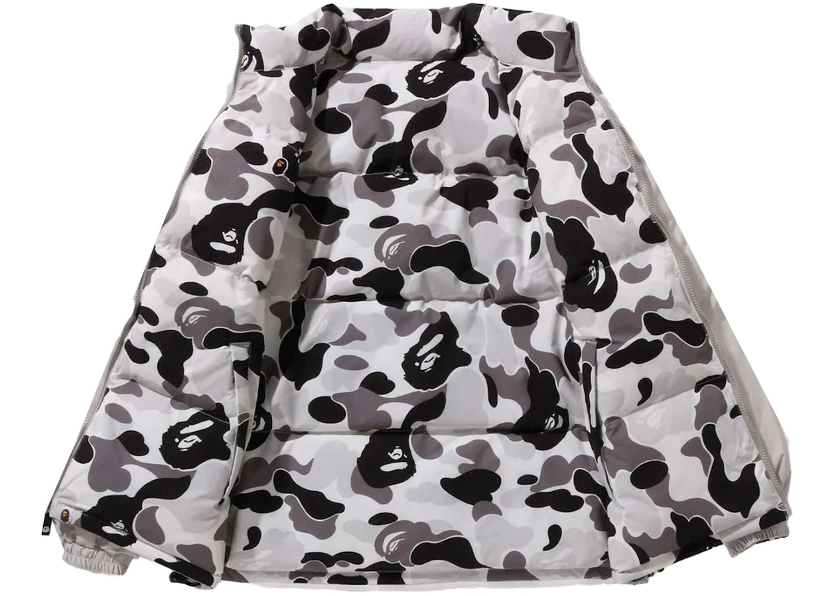 BAPE ABC Camo Reversible Down Jacket Gray - vue secondaire B