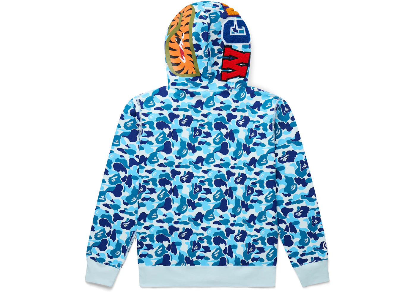 BAPE ABC Camo Shark Full Zip Hoodie Blue