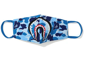 BAPE ABC Camo Shark Mask (SS20) Blue