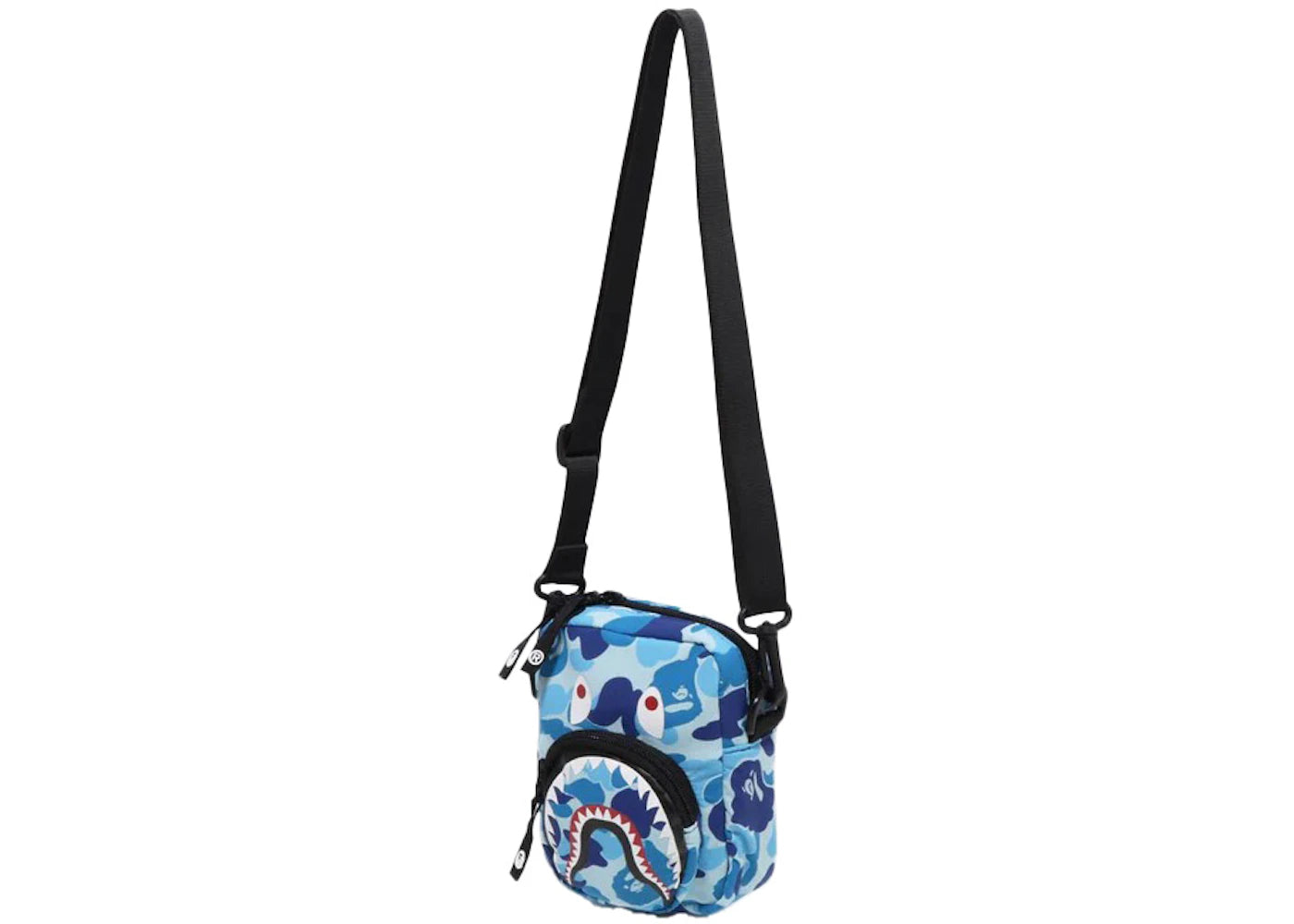 BAPE ABC Camo Shark Mini Bag Blue - vue secondaire A