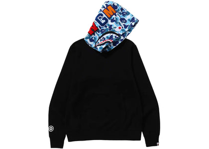 BAPE ABC Camo Shark Pullover Hoodie Black - apparel view 2