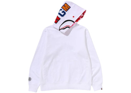 BAPE ABC Camo Shark Pullover Hoodie (SS25) White - apparel view 2