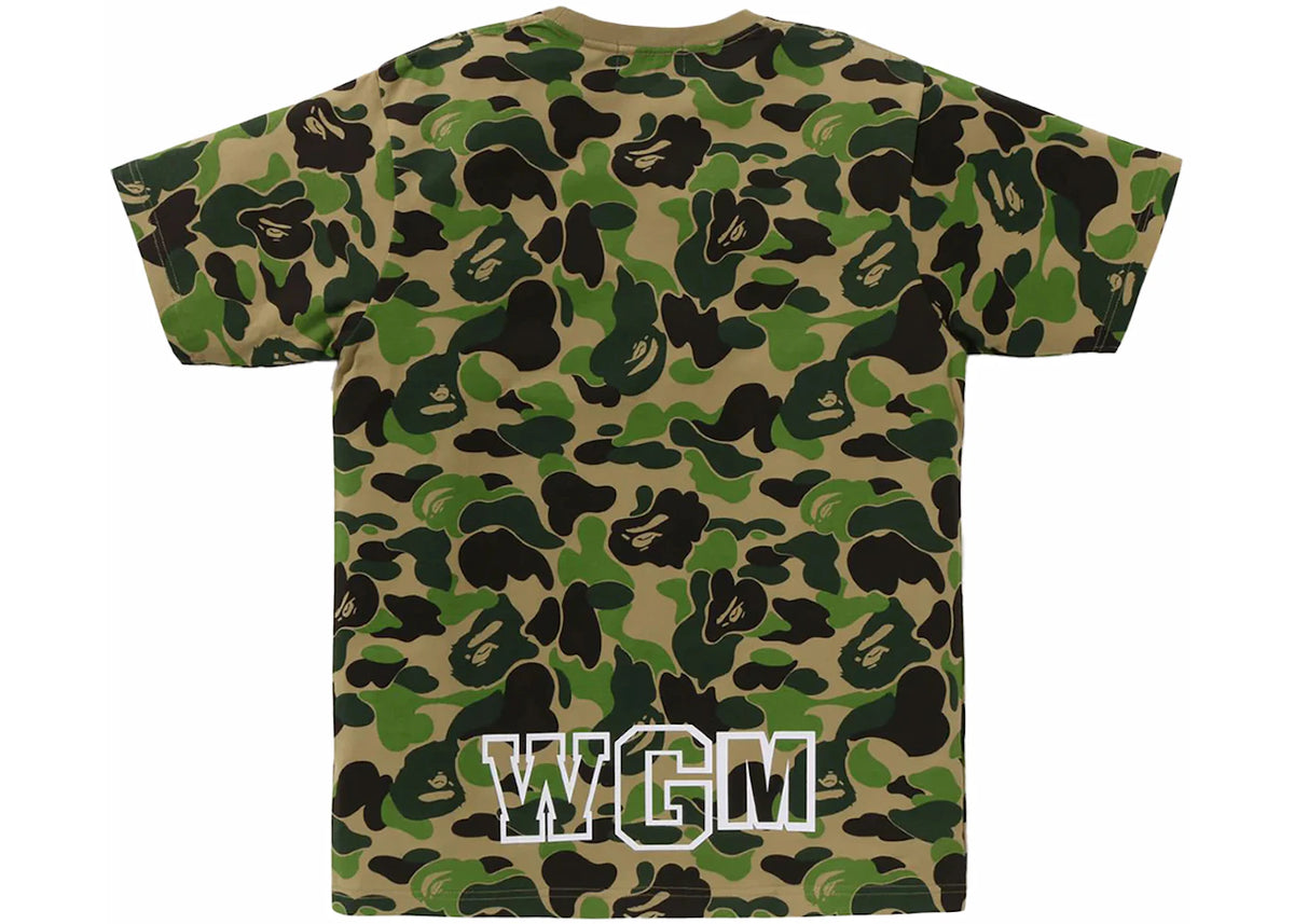 BAPE ABC Camo Shark Tee Green - vue secondaire B