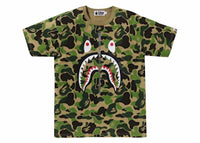 BAPE ABC Camo Shark Tee Green