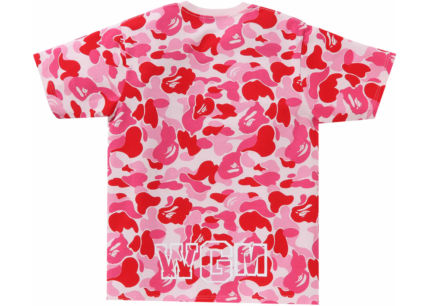 BAPE ABC Camo Shark Tee Pink - vue secondaire B